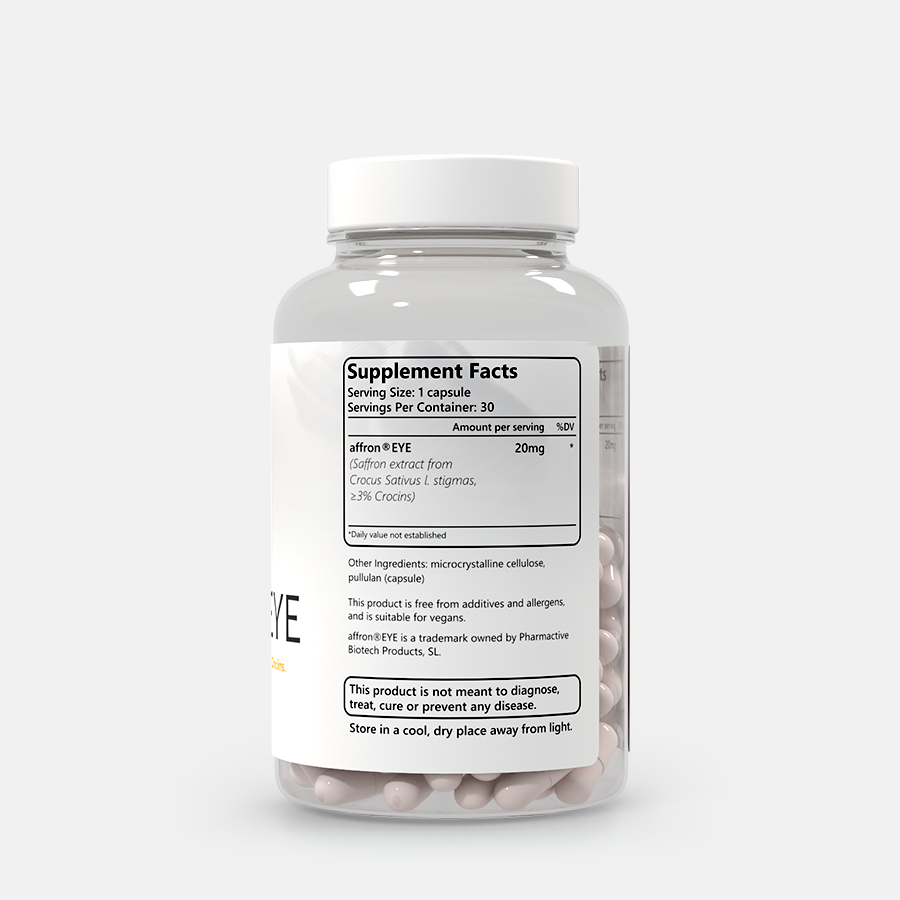 Buy AFFRON®EYE Saffron Extract Capsules Online Mind Nutrition UK