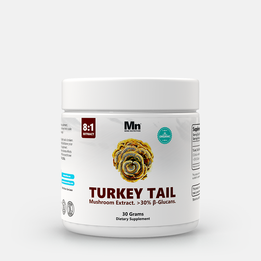 Buy Turkey Tail Mushroom 8:1 Extract Powder | Best Immune Booster